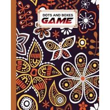 Nacario Dots And Boxes Game: Flowers And Butterflies Cover Dots And Boxes Game, A Classic Strategy Game - Large And Small Playing Squares, 120 Pages, Size 8" x 10" By Lutz Hentschel