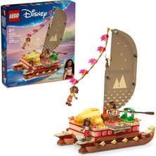 Nacario LEGO ǀ Disney Princess Moana’nın Macera Kanosu 43270, 6 Yaş ve Üzeri Kız ve Erkek Çocukları Için Yaratıcı Oyuncak Yapım Seti, Tekne ve 4 Bebek Figürü, Doğum Günü Hediyesi (529 Parça)