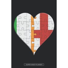Nacario Planner: Irish English Flag United Heart Jigsaw Puzzle Flags Of Ireland England