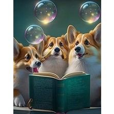 Nacario Independently Published Trio Corgi Sketchbook