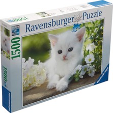 Nacario Ravensburger 1500 Parça Beyaz Kedi Puzzle