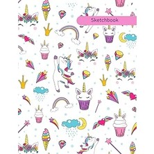 Nacario Sketchbook Unıcorn Lover Sweet Pattern: Sketchbook For Writing And Drawing, Painting, Sketching Or Doodling, Large For Girls And Unicorn Lover (8.5 x ... - 120 Pages Glossy Cover (Kids Drawing Books)