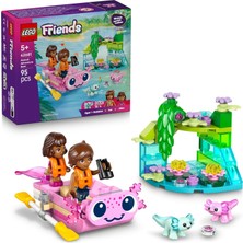 Nacario LEGO Friends Axolotl Macera Teknesi 42681 – 5 Yaş ve Üzeri Çocuklar Için Leo ve Alba Bebekleri ile 2 Oyuncak Axolotl Figürü Içeren Yaratıcı Oyuncak Yapım Seti, Yılbaşı Hediyesi Fikri (95 Parça)