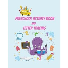 Nacario Wonderful Preschool Activity Book And Letter Tracing, Large Size 8.5X11 Inches
