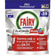 Nacario Fairy Professional Platinum Plus Bulaşık Kapsülleri, 59 Yıkama