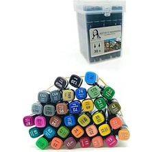 Nacario Südor Mona Lisa Touchblack Çift Uçlu Artist Marker 36 Renk