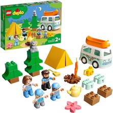 Nacario LEGO Duplo Kasabası Ailece Karavan Macerası 10946 - Çocuklar Için Kamp Temalı Yaratıcı Oyuncak Yapım Seti (30 Parça)