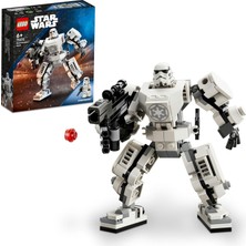 Nacario Lego® Star Wars Stormtrooper Robotu 75370-6 Yaş ve Üzeri Çocuklar Için Yaratıcı Oyuncak Yapım Seti (138 Parça)