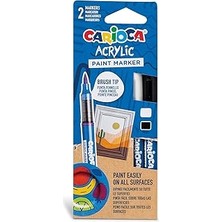 Nacario Carioca Akrilik Paint Marker Su Bazli Fırça Uçlu 2'li