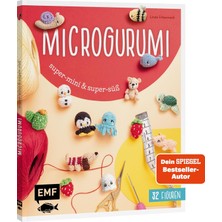 Nacario Microgurumi – Super-Mini, Super-Süß: 32 Micro-Amigurumis Häkeln | Schildkröte, Affe, Sushi, Einhorn, Wichtel, Schnecke & Co. | Süße 2–5 cm Klein