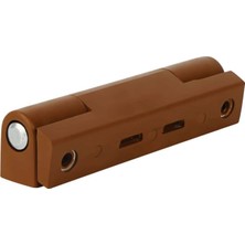 Nacario BADEM10 Pvc Pimapen Pencere Menteşesi Metal 75 mm Açık Kahverengi