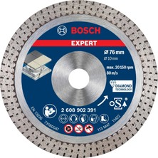 Nacario Bosch 1 x Expert Hard Ceramic Elmas Kesme Diski, Delik 10 mm (Sert Fayanslar Için, Sert Taş, Çap 76 Mm, Profesyonel Aksesuar, Mini Açılı Taşlama Makinesi)