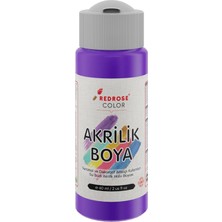 Nacario Red Rose Mor Akrilik Boya 60 ml