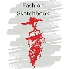 Nacario Fashion Sketchbook, Create You Own Design, Illustration, Simple And Easy To Use 8.5 x 11