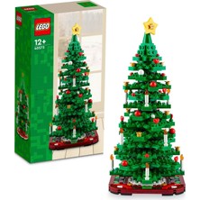 Nacario LEGO Iconic Yılbaşı Ağacı Oyuncak Yapım Seti, Koleksiyonluk Dekoratif Bir Yılbaşı Modeli, Yaratıcılığı ve Hayali Oyunları Teşvik Eder, Aileler Için Yılbaşı Temalı El Sanatları Projesi 40573