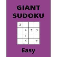 Nacario Independently Published Gıant Easy Purple Sudoku Book, 4x4 Puzzles, 50 Pages, 8.5X11