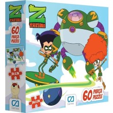 Nacario Ca Games Z-Takımı Lisanslı 60 Parça 34X24CM Çocuk Puzzle Yapboz Serisi