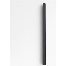 Nacario Toros Çizgili Mat Siyah 512 mm Çekmece Dolap Kulp Modern Gardırop Banyo Minimal Mobilya Aksesuarı