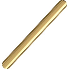 Nacario Vento Altın Düz Çekmece Kulp 320 mm Metal Dolap Gardırop Mutfak Banyo Kulbu Modern Tasarım