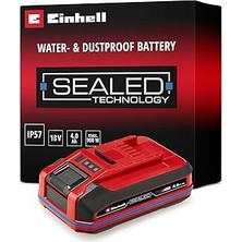 Nacario Orijinal Einhell 18 V 4.0 Ah Sealed Power X-Change Plus (18 V Akü, Su ve Toz Koruması, IP57 Koruma Sınıfı,tüm Pxc Cihazları Için Evrensel Kullanım, Şarj Cihazı Dahil Değil) - 4511627