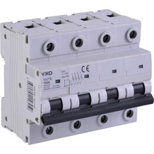 Nacario Viko 10VTB-4C100 Otomatik Sigorta 10KA C Tipi 4 Kutup 100A