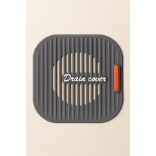 Nacario Busstier Süzgeçli Gider Kapatıcı Silikon Kapak Mat Banyo Mutfak Lavabo Için Koku Önleyici Su Geçişine Uygun Kaymaz Kare Tasarım Gider Kapağı Tıpa Mat
