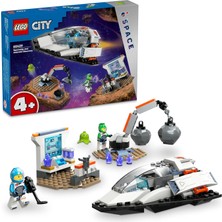 Nacario LEGO City Uzay Gemisi ve Asteroit Keşfi 60429 – 4 Yaş ve Üzeri Çocuklar Için Hediye Fikri, Meteroit, Uzay Laboratuvarı, 2 Minifigür ve Uzaylı Figürü Içeren Yaratıcı Oyuncak Yapım Seti (126 Parça)