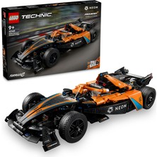 Nacario LEGO Technic Neom Mclaren Formula E Yarış Arabası 42169-9 Yaş ve Üzeri Çocuklar Için Koleksiyonluk Yaratıcı Yarış Arabası Model Yapım Seti, Doğum Günü Hediyesi Fikri (452 Parça)