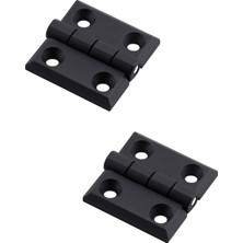 Nacario Plastik Yaprak Menteşe 30X30 mm Dayanıklı 2 Adet Set Küçük Dolap Çekmece Kapak Mobilya Menteşe