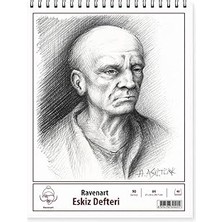 Nacario Ravenart Eskiz Defteri A4, 90 Gr/m2, 40 YAPRAK,21X29.7 Cm, Ivory