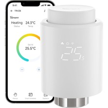 Nacario Sonoff Trvzb Termostatik Radyatör Vanası, Akıllı Termostat, Uygulama Işlevselliği, Zigbee Termostat Gereksinimleri Zigbee 3.0 Hub, Alexa ile Uyumlu/home Assistant
