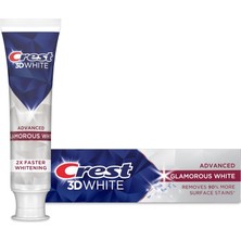 Nacario Crest 3D White Advanced Glamorous White Göz Alıcı Beyaz Beyazlatıcı Diş Macunu 93GR