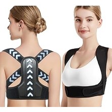 Nacario Prime Dik Duruş Korsesi Kambur Önleyici Unisex Omuz Bel Sırt Korsesi Dik Tutucu Korse