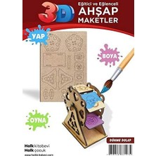 Nacario Dönme Dolap Ahşap Maket
