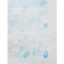 Nacario Sketchbook: Water Colour Pattern Affect Background, Large 8.5" x 11", 110 Pages, Perfect For Everyone, Crayons, Pencils, Drawing And Sketching