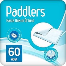 Nacario Paddlers Hasta Bakım Yatak Koruyucu Örtü 60X90 cm 60 Adet – Emici, Sıvı Geçirmez