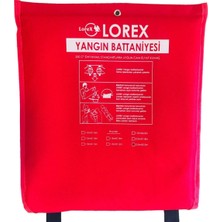Nacario Lorex LR-FB2020C Yangın Battaniyesi 200CM x 200CM, Yangın Battaniyesi 200X200 Çantalı (1)