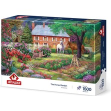 Nacario Art Puzzle Atlı Bahçe 1500 Parça Puzzle