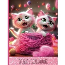 Nacario Sketchbook: Drawing Notebook With Cute Cats: (Size 8.5 x 11) Drawing Book (Sketchbook For Kids)