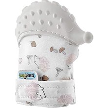 Nacario Babyjem Diş Kaşıyıcı Eldiven Kirpi Ekru