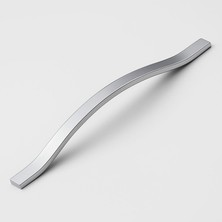 Nacario Sümbül Düz Krom Gümüş Kulp 288 mm Metal Mobilya Çekmece Dolap Kapak Kulpu Modern Mutfak Kulpları