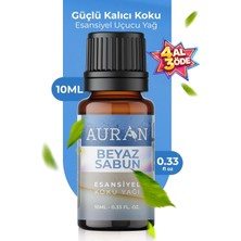 Nacario AURAN Beyaz Sabun Esansiyel Uçucu Koku Yağı 10ML Güçlü Kalıcı Koku ile Aromaterapi Etkisi