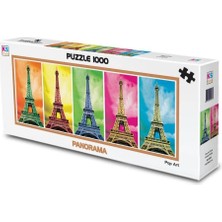 Nacario Ks Games 1000 Parça Puzzle Panorama Pop Art Paris