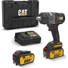 Nacario Cat DX7020 18VOLT 4.0 Ah Çift Akülü Kömürsüz 700/880NM Profesyonel Şarjlı Somun Sıkma