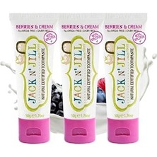 Nacario Jack N' Jıll Jack N Jill Doğal Sertifikalı Diş Macunu - Orman Meyve Aromalı 3’lü Paket (3X50G)