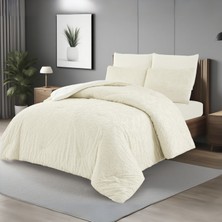Roya Home Ivory Botanica Premium Uyku Seti – 220×240 Çift Kişilik, Lüks & Yumuşak Dokulu