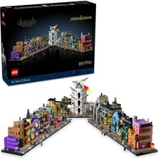 Nacario LEGO Harry Potter Diagon Yolu Büyücü Mağazaları 76444 - Yetişkinler Için Koleksiyonluk Yaratıcı ve Keyifli Sergileme Modeli Yapım Seti, Doğum Günü Hediyesi (2750 Parça)