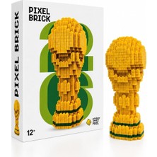 Nacario Dünya Kupası Tasarımlı Büyük Parçalı Blok Oyuncak Seti Big Pixel Brick Set