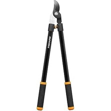 Nacario Fiskars Bypass Makas Taze Odun Kesmek Için, Yapışmaz Kaplama, Sertleştirilmiş Hassas Çelik, Uzunluk: 81 Cm, Siyah, L11, 1027541