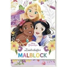 Nacario Disney Prinzessin: Zauberhafter Malblock: Block Mit Perforierten Seiten Zum Heraustrennen